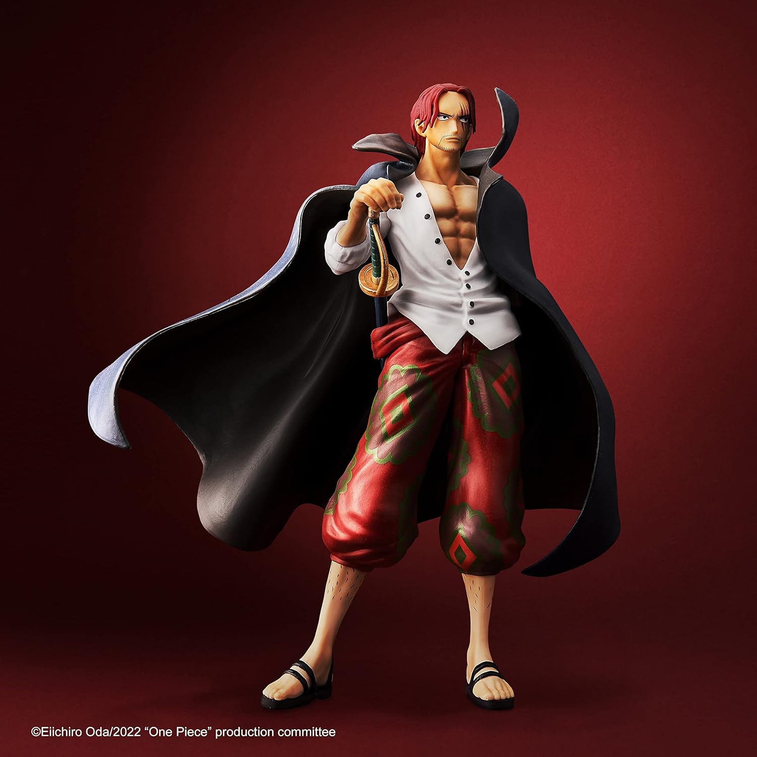 BANDAI Ichibansho Figur - One Piece - Shanks (Film Red), Spirits Collectible Statue