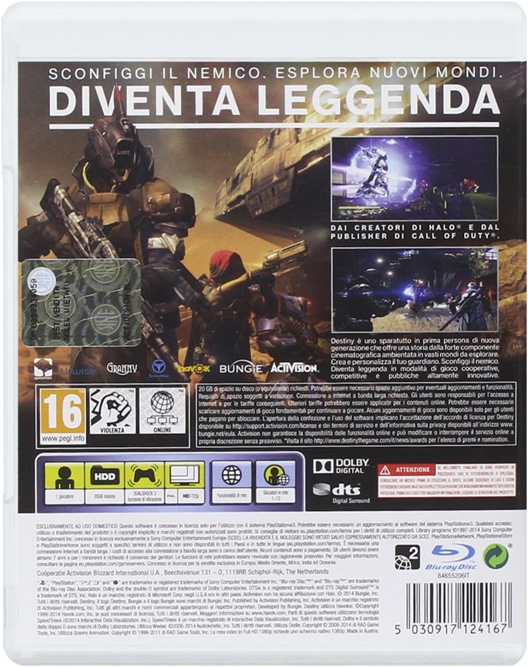 Destiny PlayStation 3 Standard