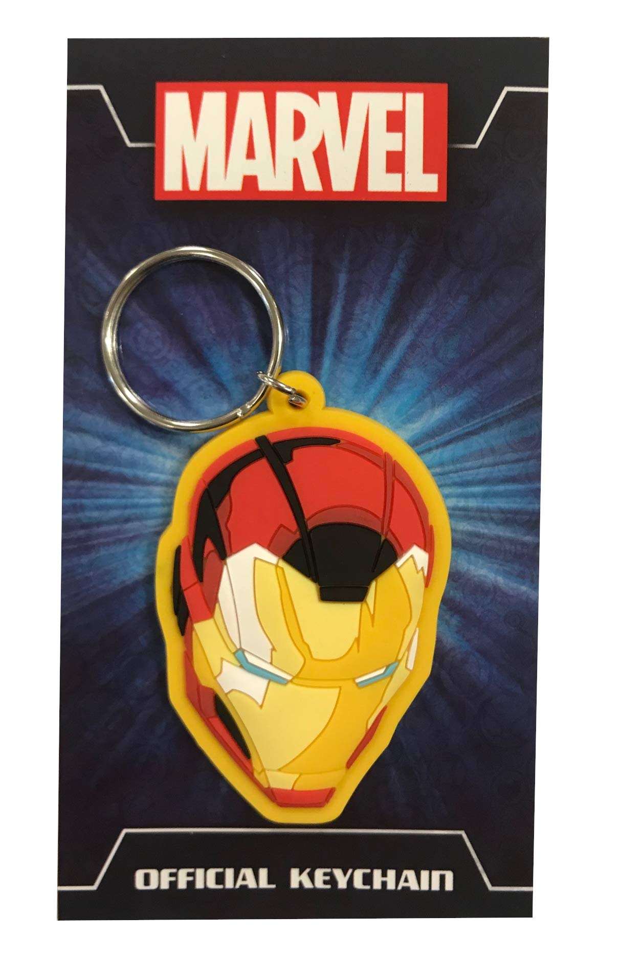 Marvel Iron Man Rubber Keychain - N/A - One Size