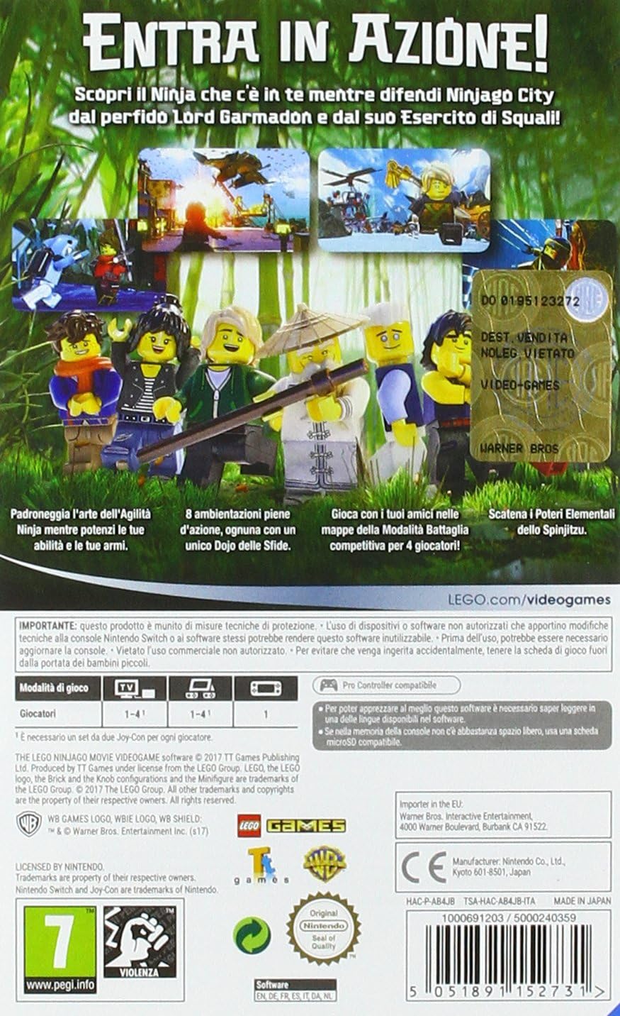 Switch Lego Ninjago Il Film Videogame - Nintendo Switch