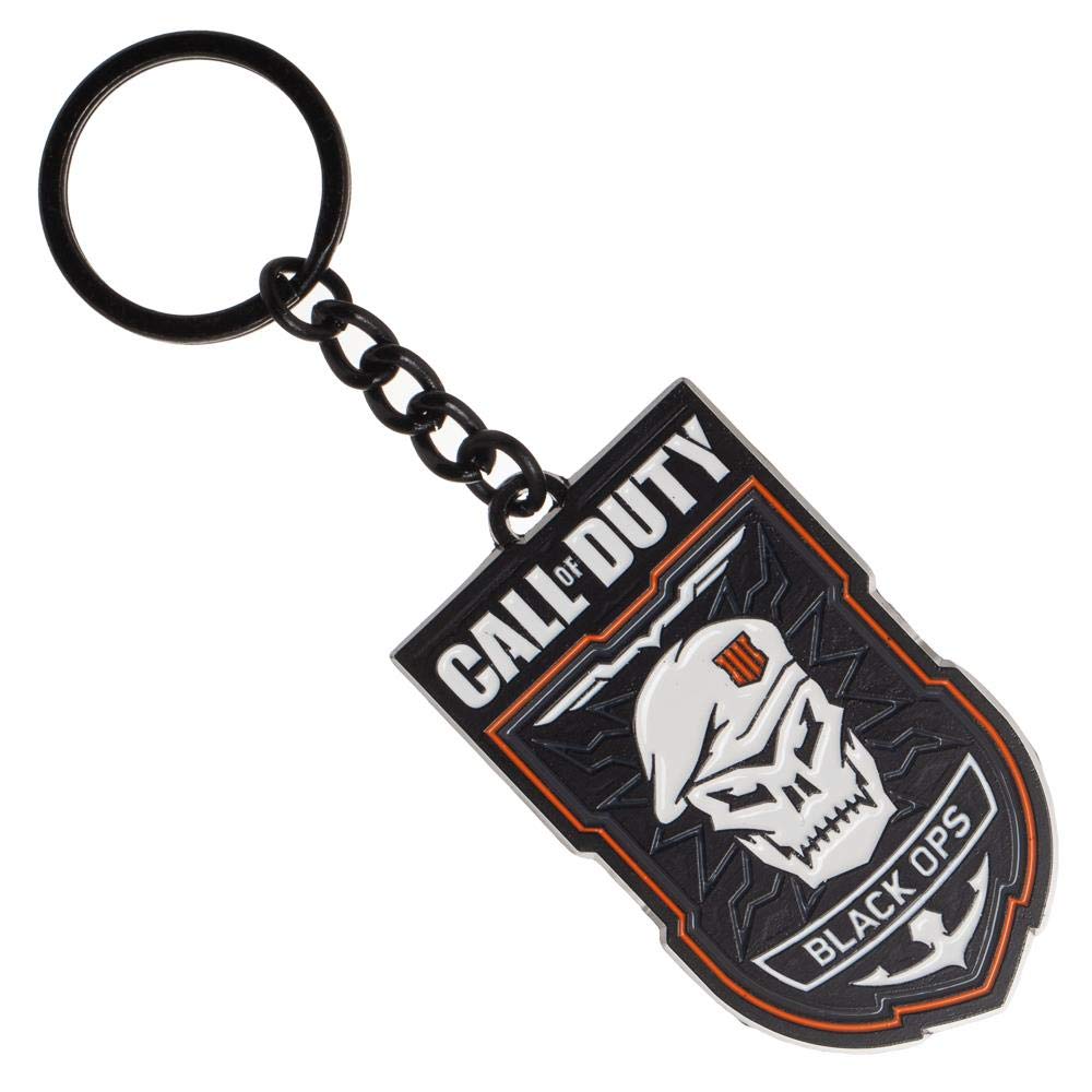 Bioworld Call of Duty Black Ops 4 Metal Keychain Logo Portachiavi