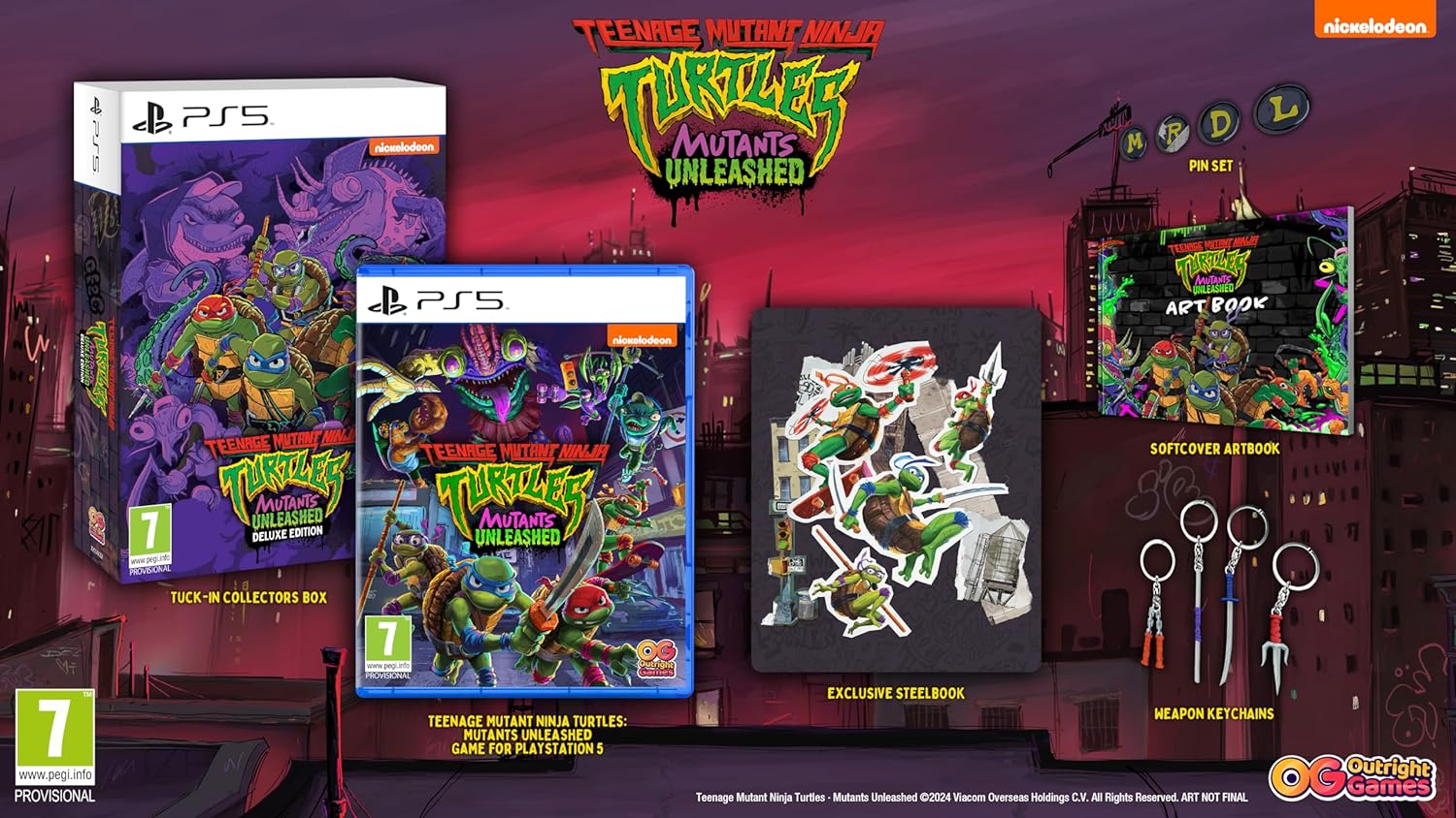 Teenage Mutant Ninja Turtles: Mutants Unleashed Deluxe Edition - PS5