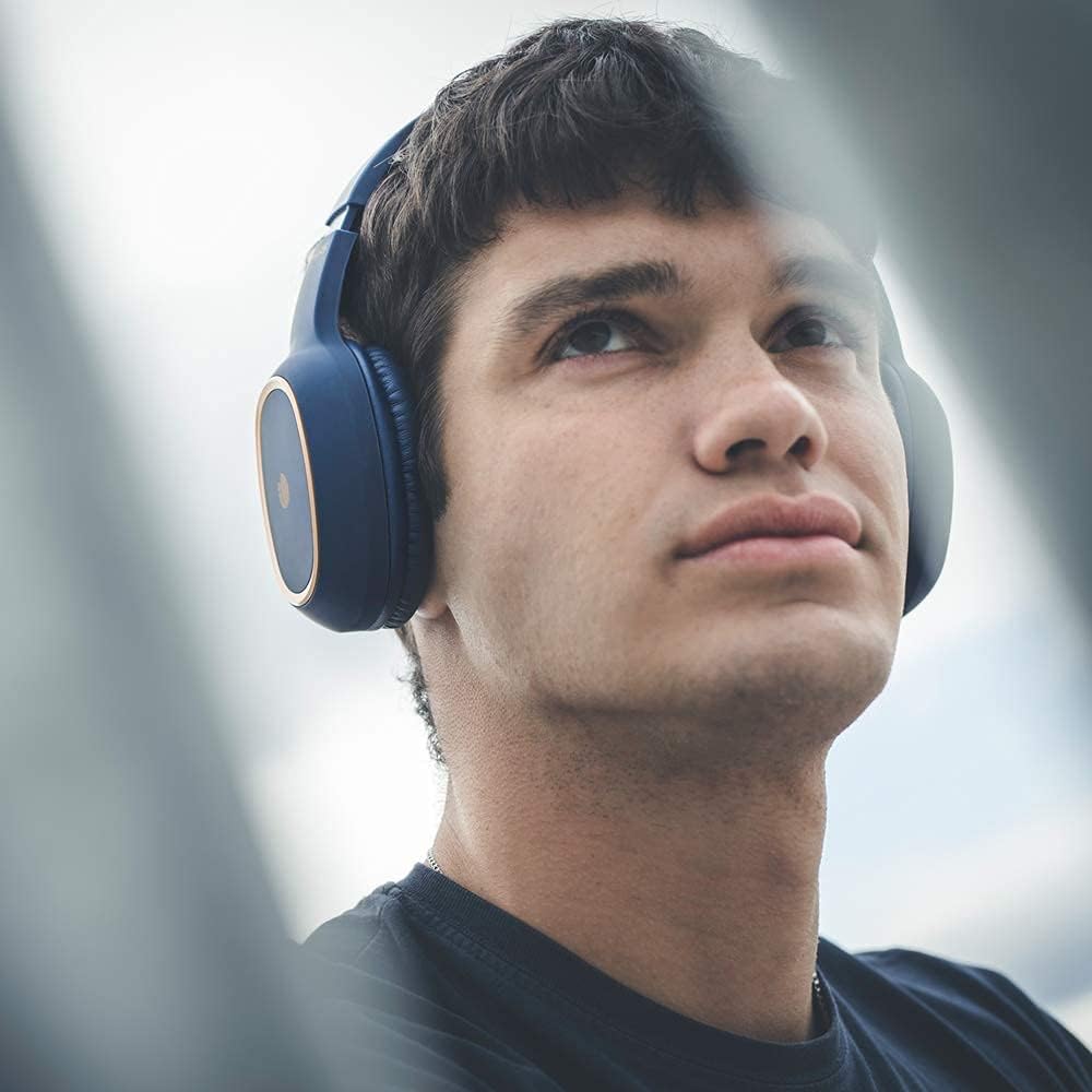 NGS ARTICA Pride Blue - Cuffie Senza Fili, Compatibili con Tecnologia Bluetooth, con Microfono, 7 Ore di Durata della Batteria, 20 Hz, Blu