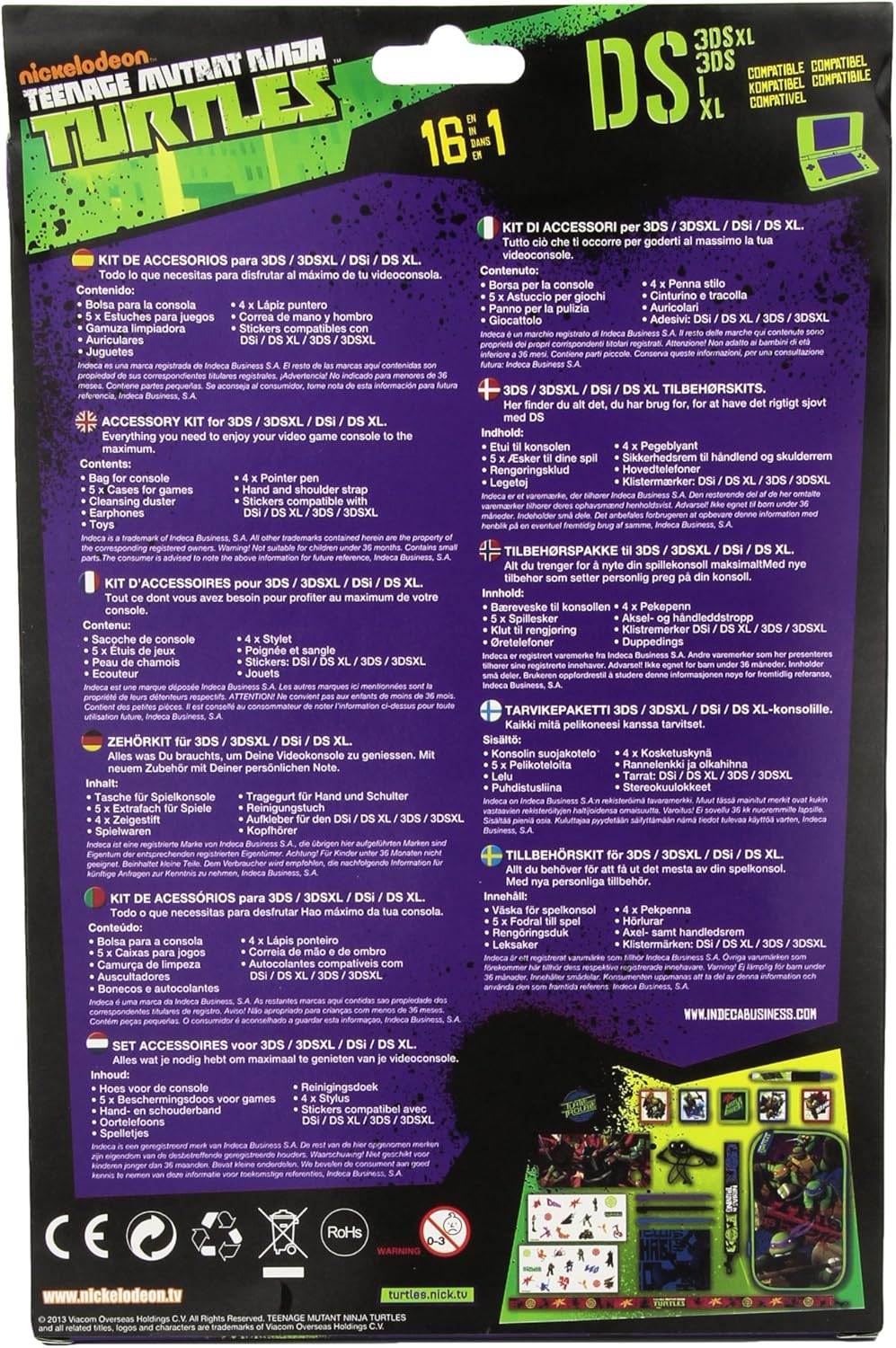 Power A Starter Kit 3Ds 03079 Ninja Turtles