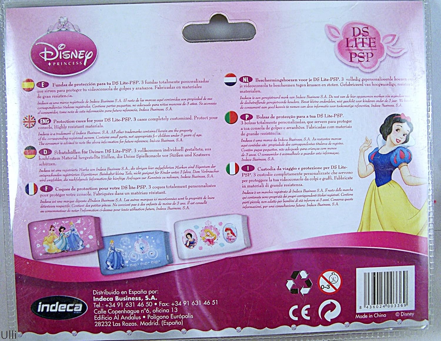 Ndslite Psp Custodia Da Viaggio Princess