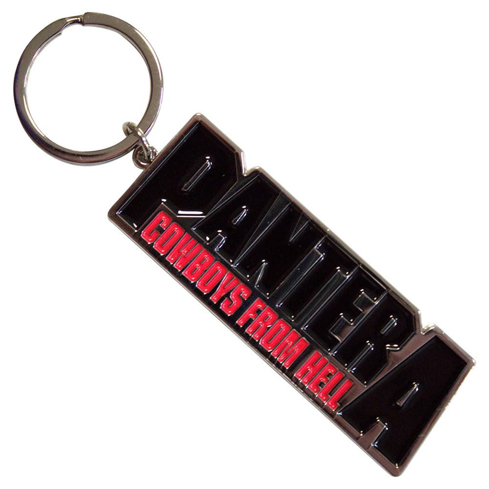 Rock Off officially licensed products Pantera Cowboys From Hell Schlüsselring Keychain One Size