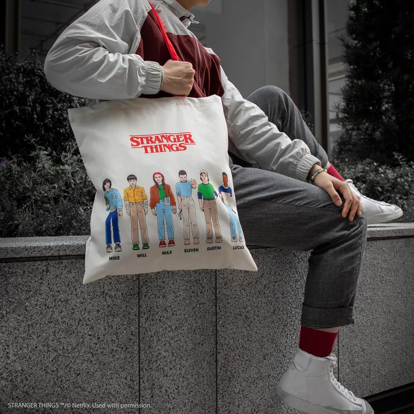 Stranger Things Tote Bag Friends Don`T Lie