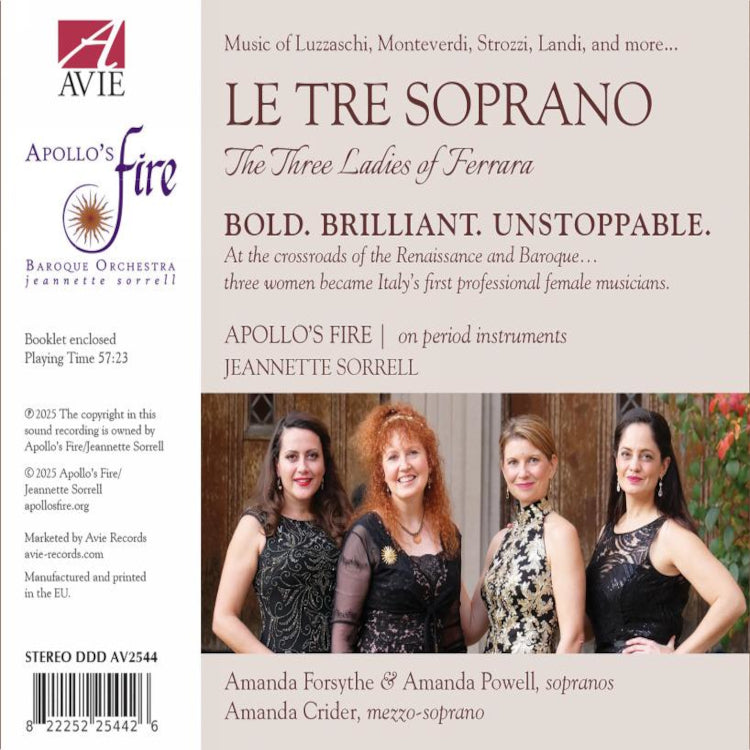 Le Tre Soprano: The Three Ladies of Ferrara
