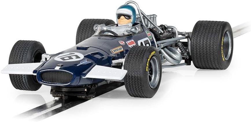 Scalextric Cars - C4521 Brabham BT26 - Piers Courage Monaco GP 1969 - Toy Slot Car for use with Race Tracks or Set - Small Kids Gift Ideas for Boy/Girl Ages 3 Accessories