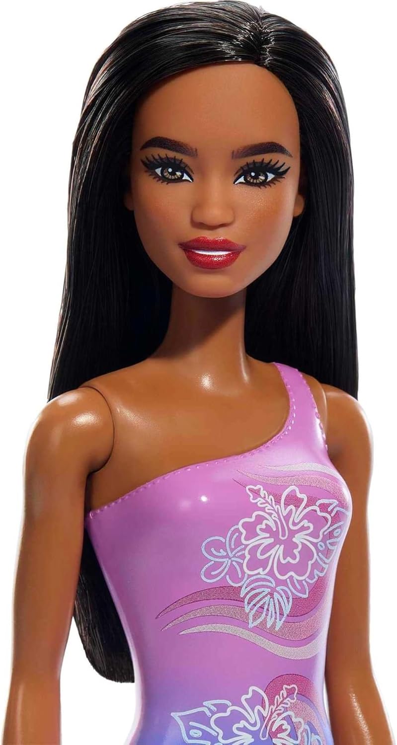Purple Swimwear Barbie Beach Doll by Mattel