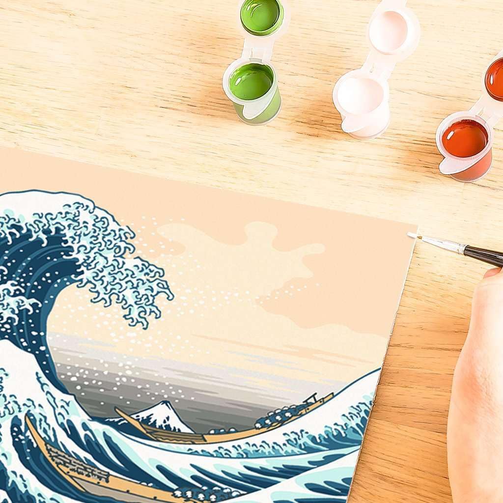 Ravensburger CreArt - Malen nach Zahlen 23690 - ART Collection: Große Welle (Hokusai) - ab 14 Jahren
