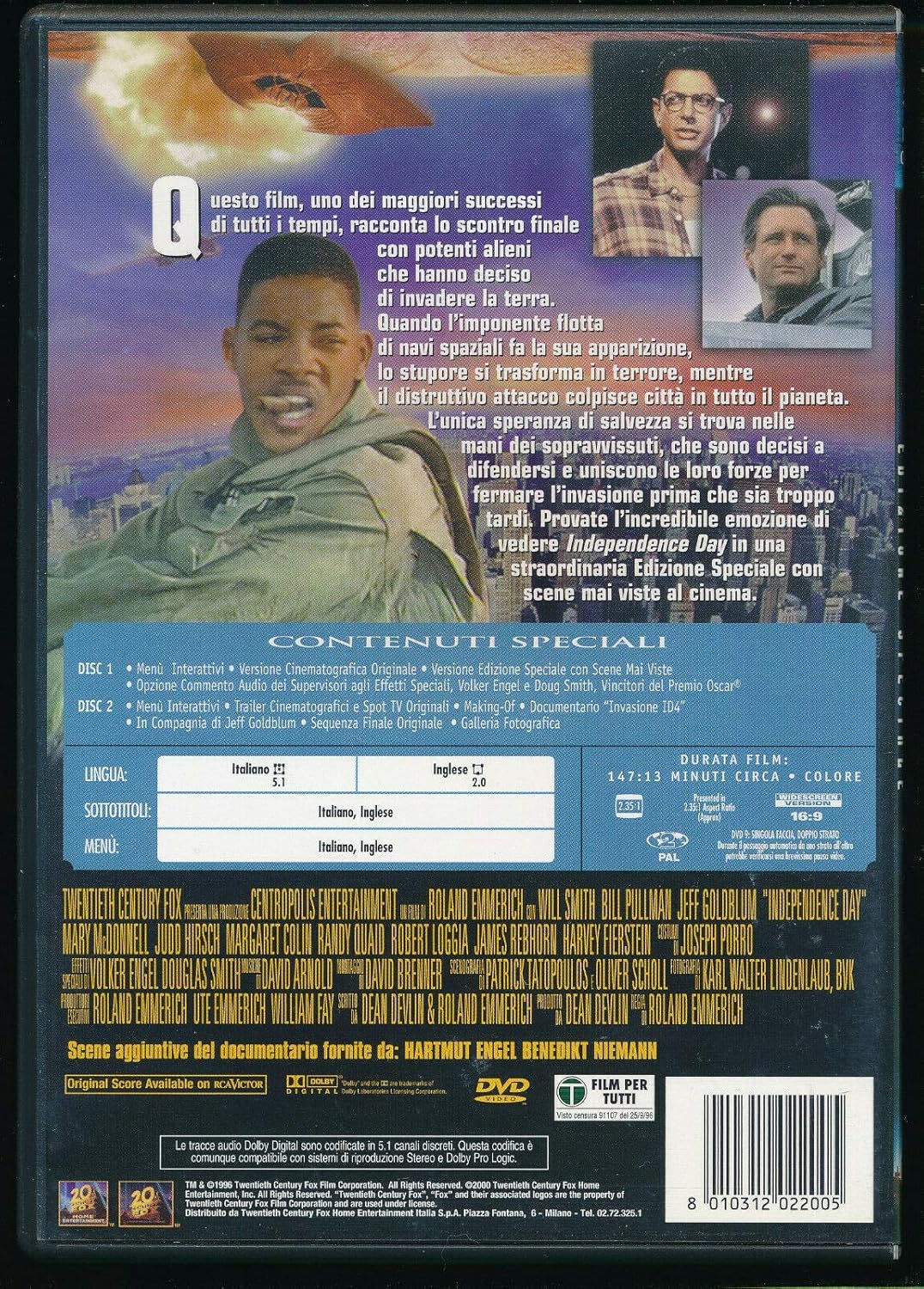 Independence Day (Special Edition) (2 Dvd)
