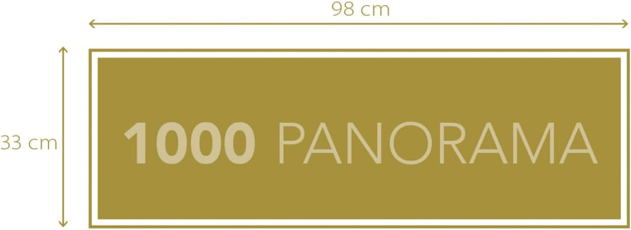 Clementoni Marvel Puzzle 1000 Teile Erwachsene - Panorama Puzzle Erwachsene in 98 x 33 cm - Puzzle Erwachsene anspruchsvoll von Clementoni 39877