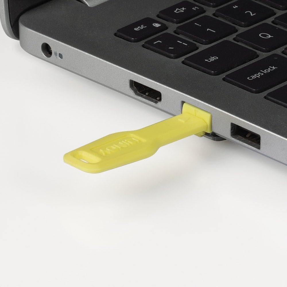 LINDY RJ45 Port Lock Key, Yellow