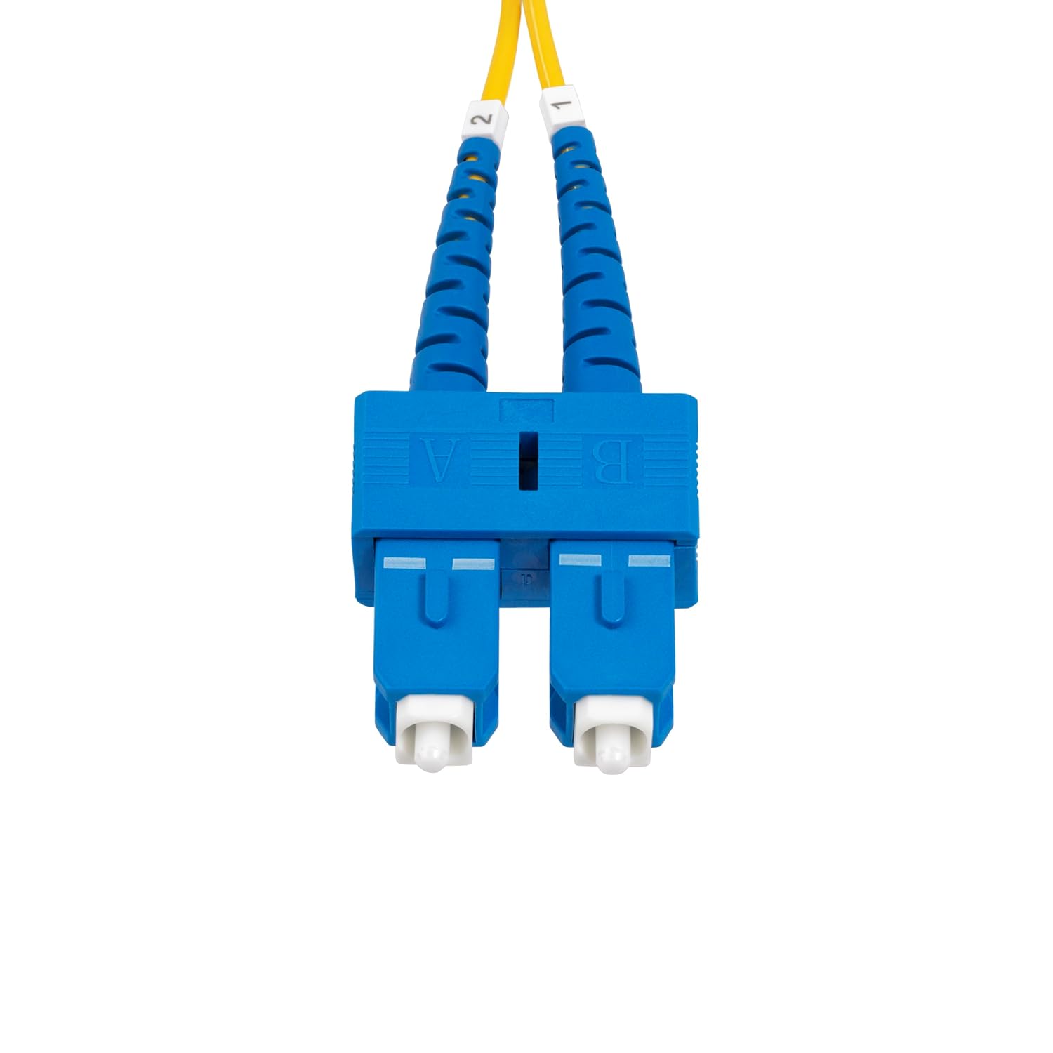 StarTech.com Cable de Fibra Óptica Dúplex SC a SC (UPC) OS2 Monomodo de 1m - 9/125µm - 40G/100G - Cable LSZH