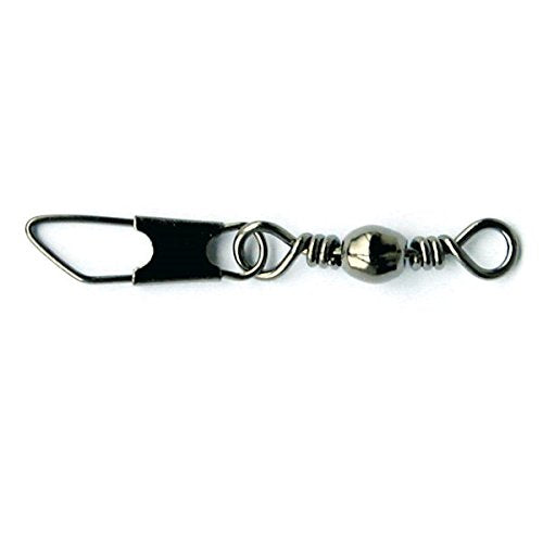 Mustad Mustad MA022-BN (77215) Barrel Swivel and Snap sz12 10x10pck