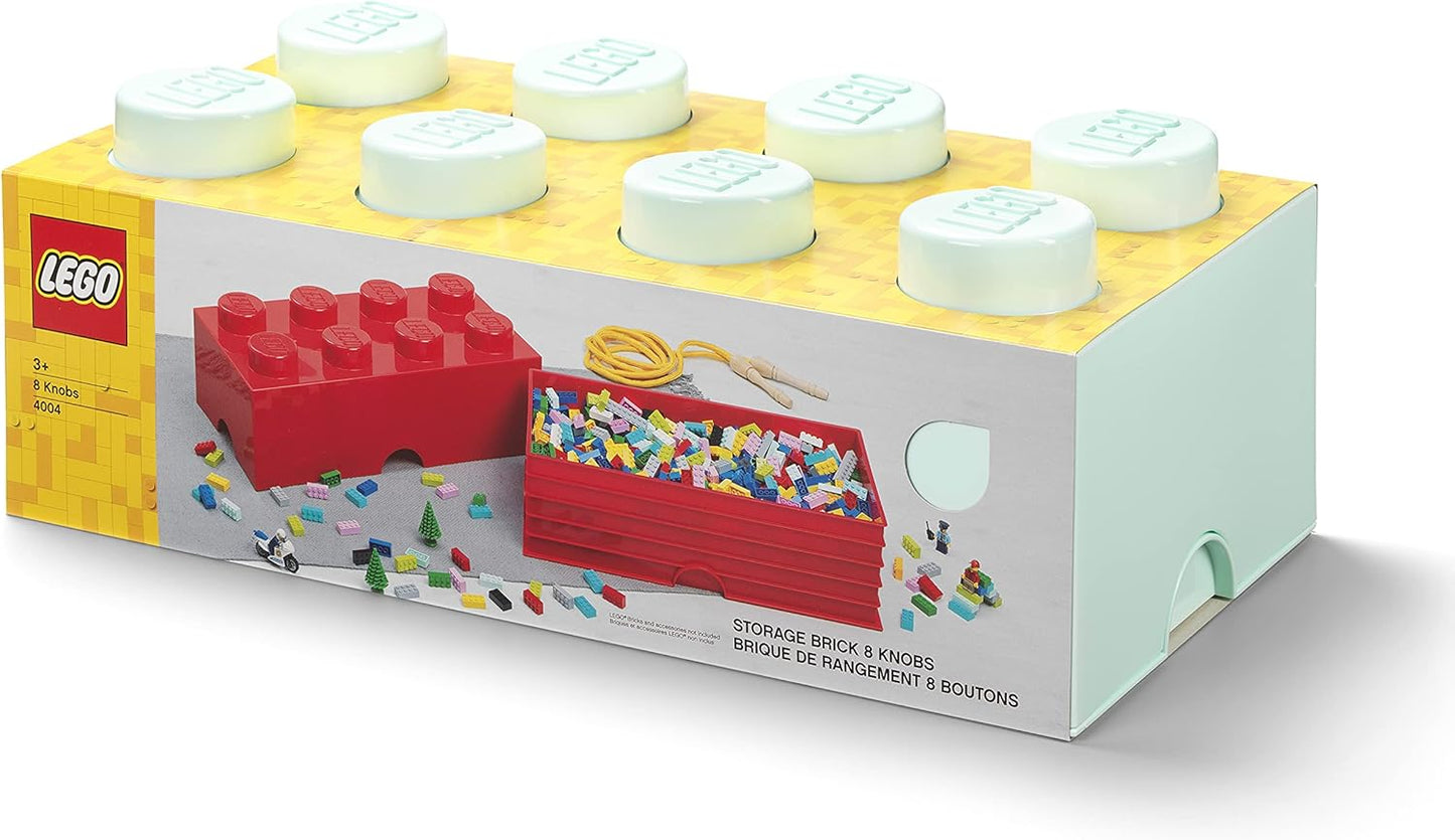 LEGO - Scatola stoccaggio, Azzuro (Aqua/Mint),