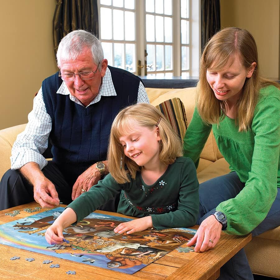Cobble Hill 350 Piece Jigsaw Puzzle Voyage of The Ark-Sample Poster Included