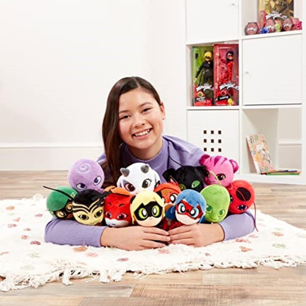 Miraculous Kwami Tikki Plush Toy From Tales Of Ladybug And Cat Noir | 15cm Tikki Soft Toy | Super Soft And Cuddly Toys Bring Their Favourite TV Show To Life | Bandai