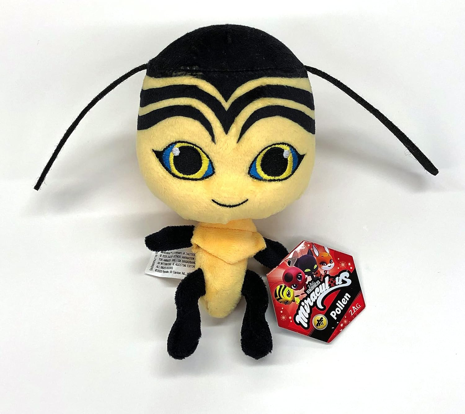 Miraculous Kwami Pollen Plush Toy From Tales Of Ladybug And Cat Noir | 15cm Pollen Soft Toy | Super Soft And Cuddly Toys Bring Their Favourite TV Show To Life | Bandai