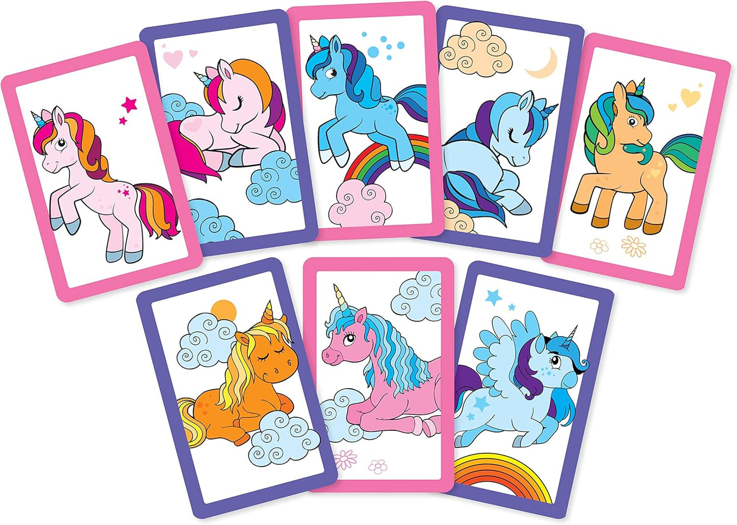 Cheatwell Games Snap + Pairs Unicorn Card Game - Classic Fun Game Of Snap With A Pairs Memory Game - For Ages 4 And Over, Red