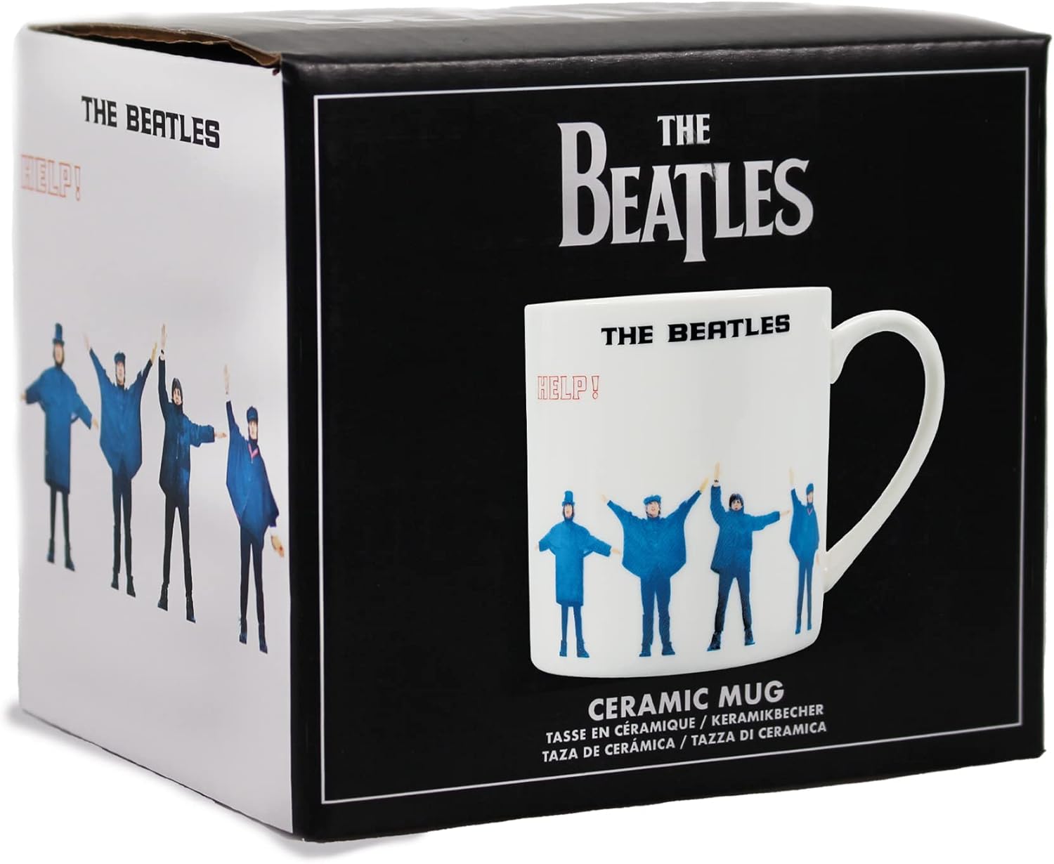 Half Moon Bay | The Beatles Help! Coffee Mug | Tea Mug & Dad Mug | Beatles Gifts & The Beatles Gifts for Men | The Beatles Tea Mugs | Novelty Mug | Dad Gifts & Dad Birthday Gifts | Music Gifts