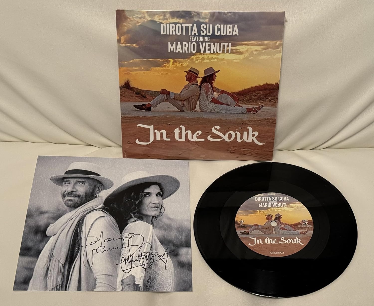 Dirotta Su Cuba feat. Mario Venuti, "In The Souk" Vinile Nero Numerato con Inserto Autografato