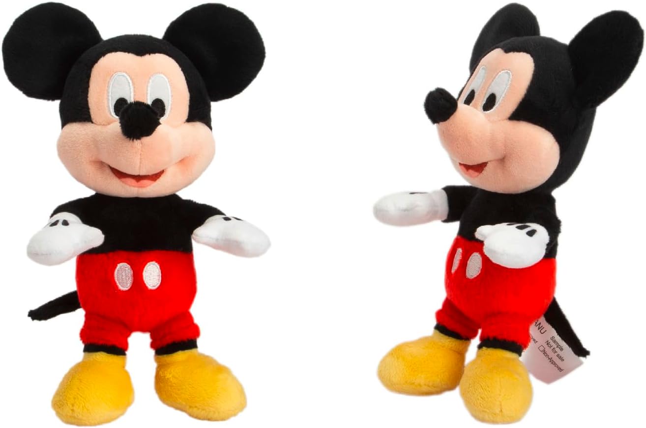 Simba 6315870467 Disney Mickey Mini, 15 cm Plush Toy, Suitable from the First Months of Life