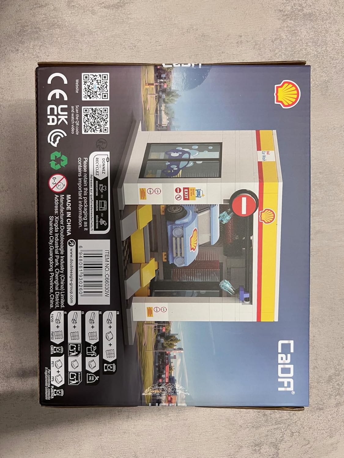 CaDA C66030W Shell Waschstraße C66030W Darkgray