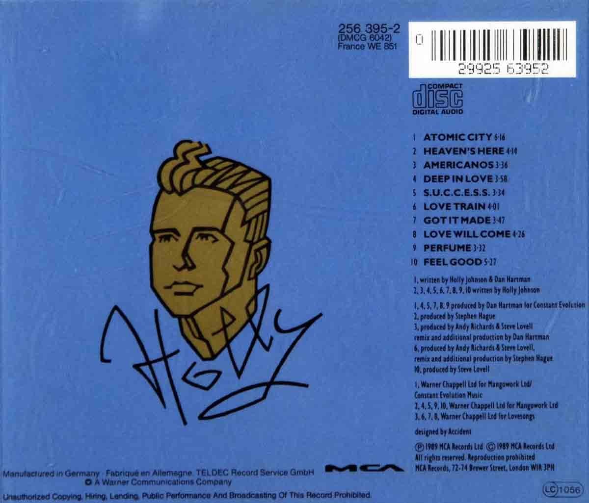 JOHNSON, HOLLY - Blast (1989)