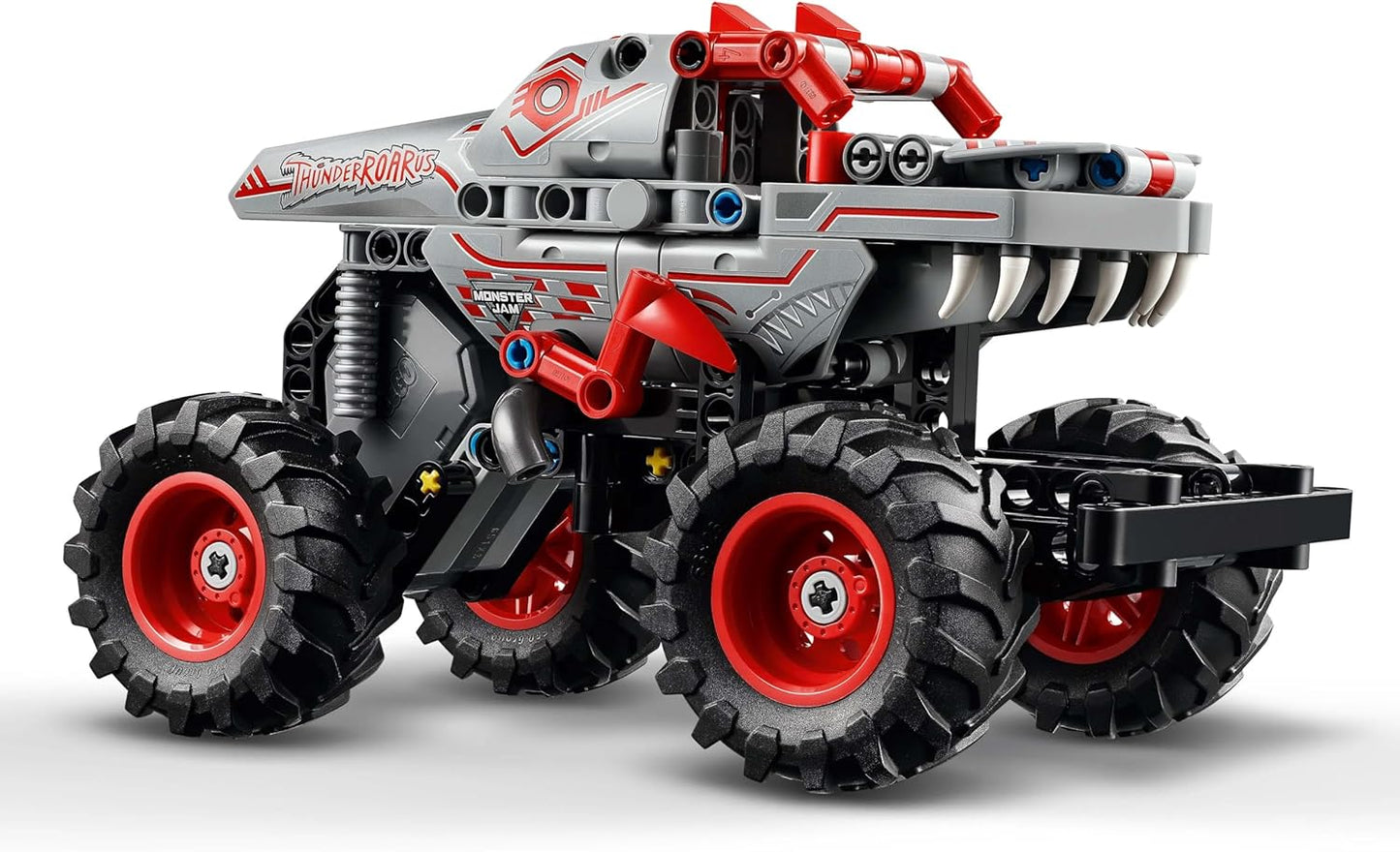 LEGO Technic Monster Jam ThunderROARus con Motor de Carga Manual, Camión Monstruo Dinosaurio de Juguete, Vehículo para Espectáculo Monster Truck, Regalo para Niños y Niñas de 7 Años o Más 42200