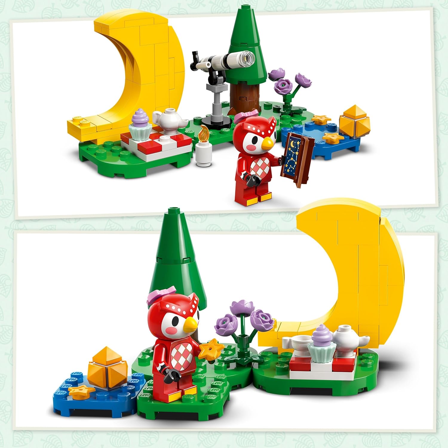 LEGO Animal Crossing Osservando le Stelle con Celeste, Giochi di Ruolo per Bambine e Bambini da 6 Anni, Giocattoli Spaziali con Telescopio e Animale, Regalo per gli Amanti del Sistema Solare 77053