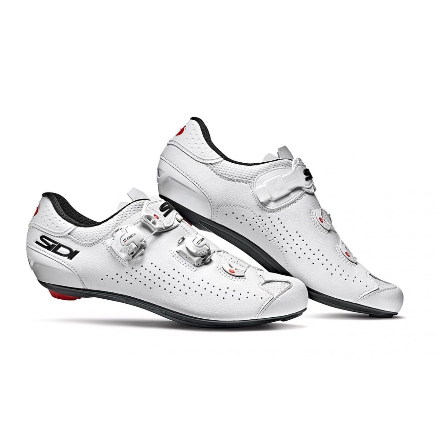 Sidi Genius 10 Road Shoes - Monochrome 42.5 White/White