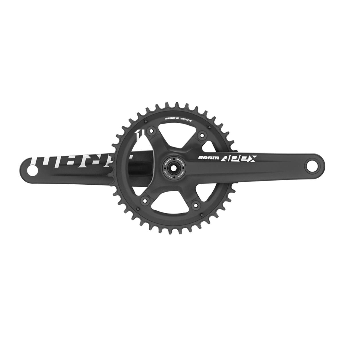Crank Apex 1 GX Black W 42T X-Sync Chainring (Gxpcups Not Included) 11Speed 175mm 42T