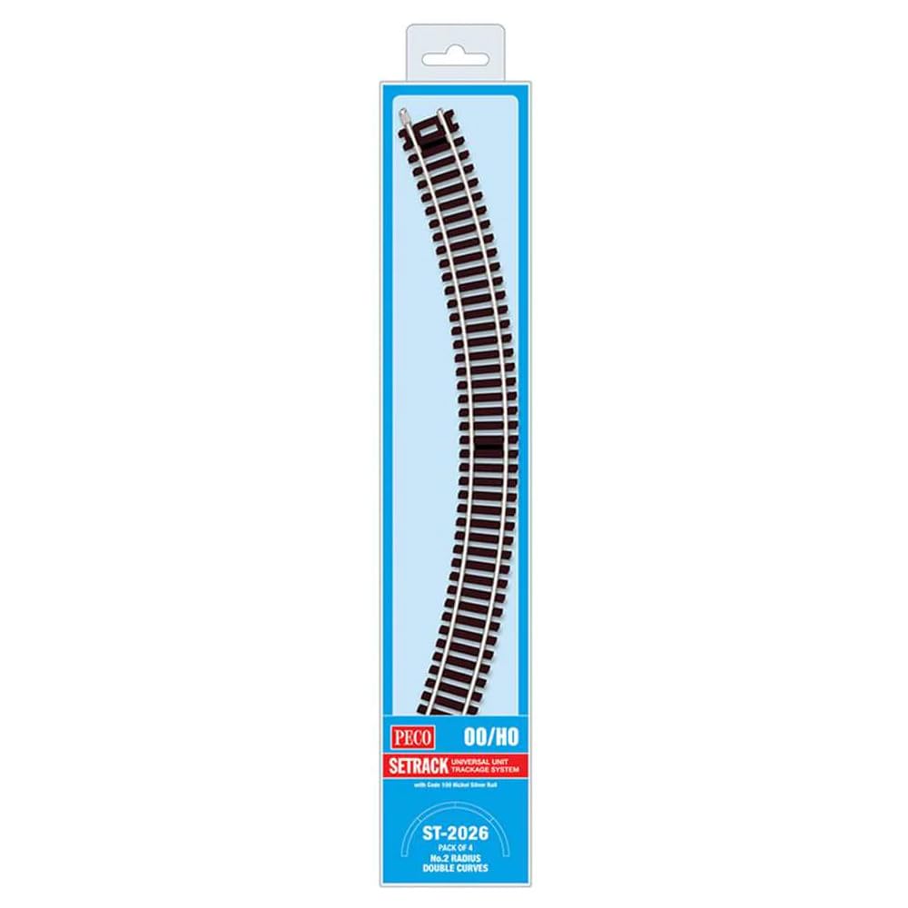 HO Code 100 17.2"#2 Double Radius Curve(4)