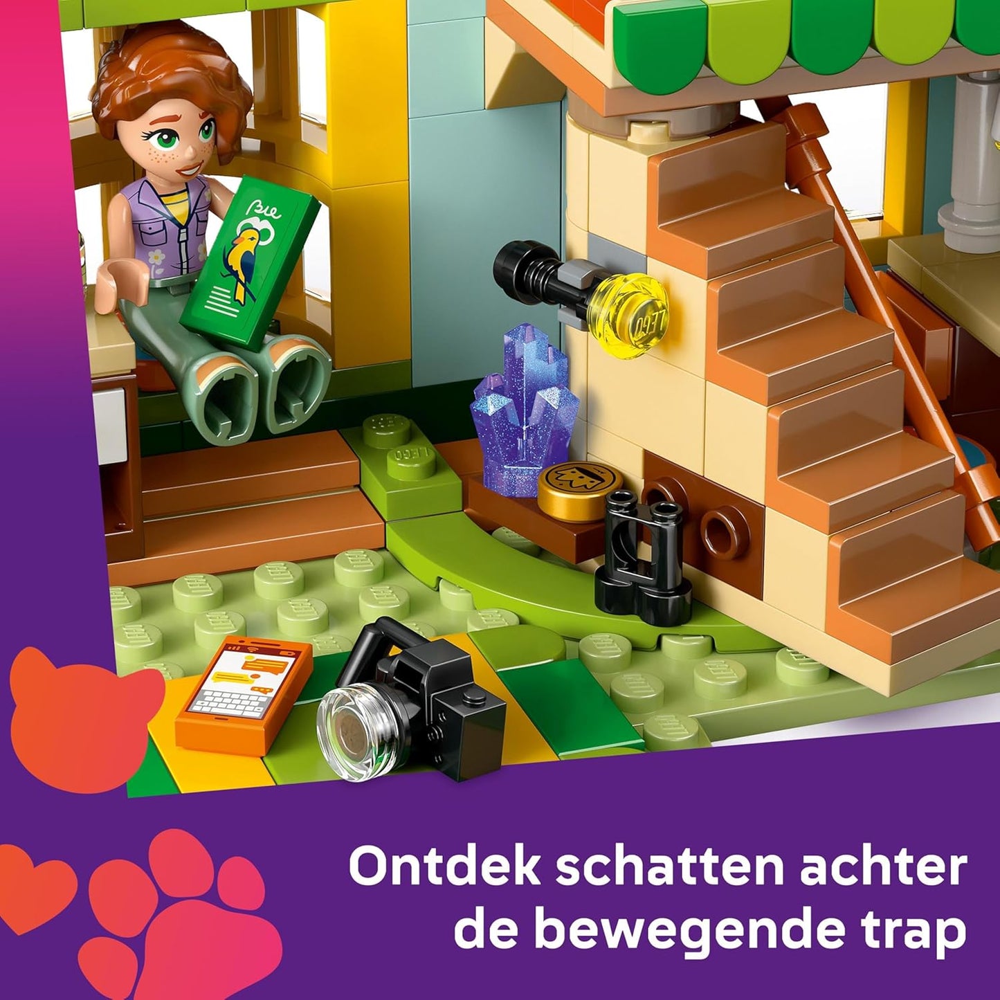LEGO Friends Autumn’s Room Set, Creative Role-Play Toy for 6 Plus Year Old Girls, Fun Playset with 2 Characters, Nature, Animals and Dolls' House Accessories 42646