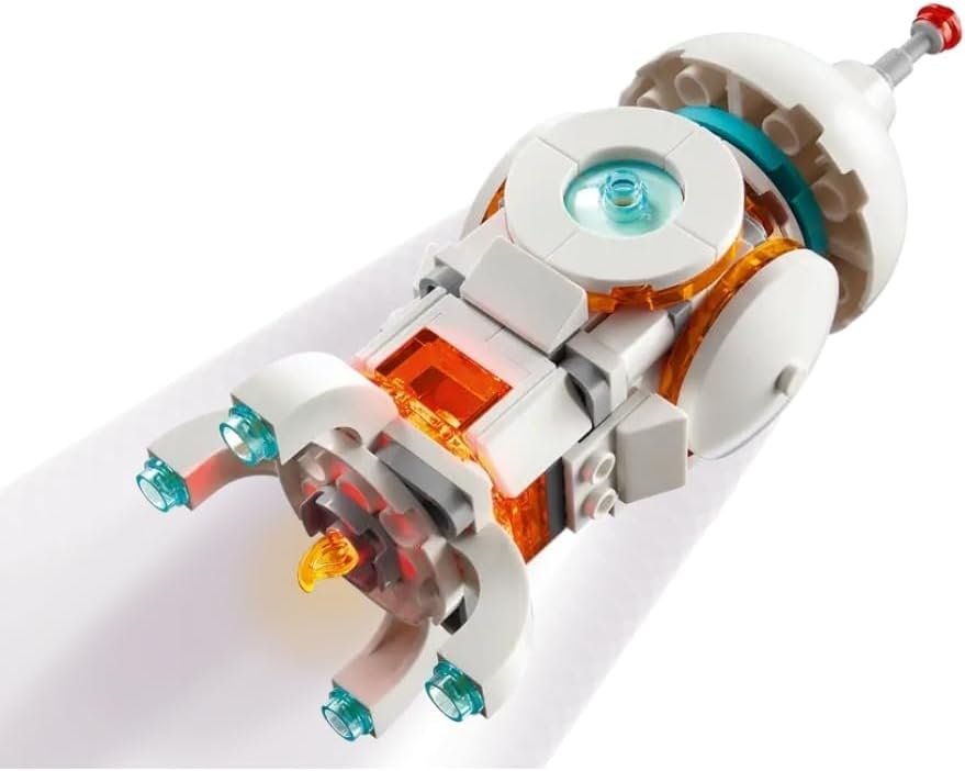 LEGO Creator 3in1 Space Robot Toy - Transforms into a Dog Figure or Rocket Model - Building Set for Kids - Space-Themed Gift Idea for Kids, 8+ Year Old Boys & Girls - 31164