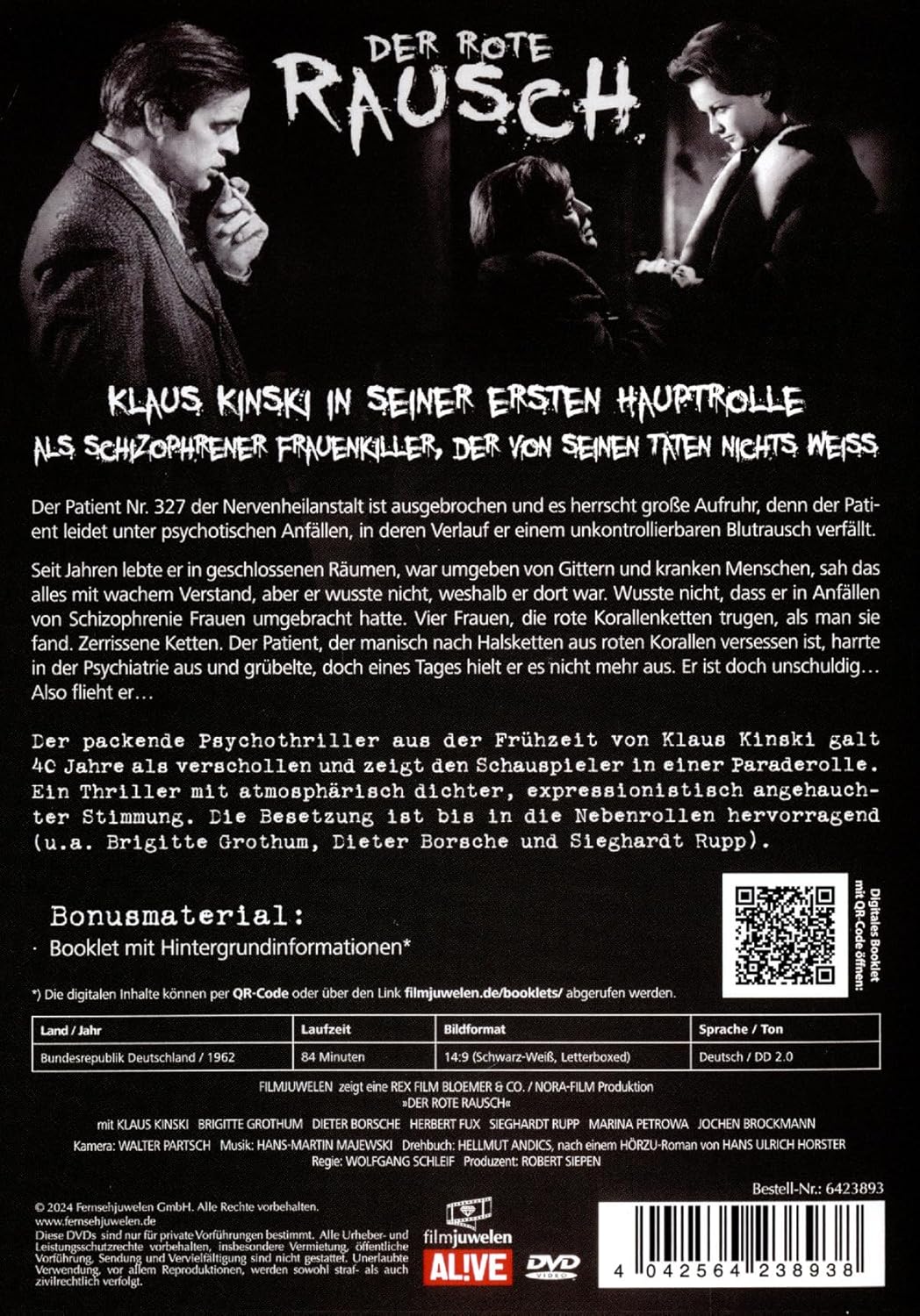 Edgar Wallace: Der rote Rausch - Das Geheimnis des roten Baumstammes (Neuauflage