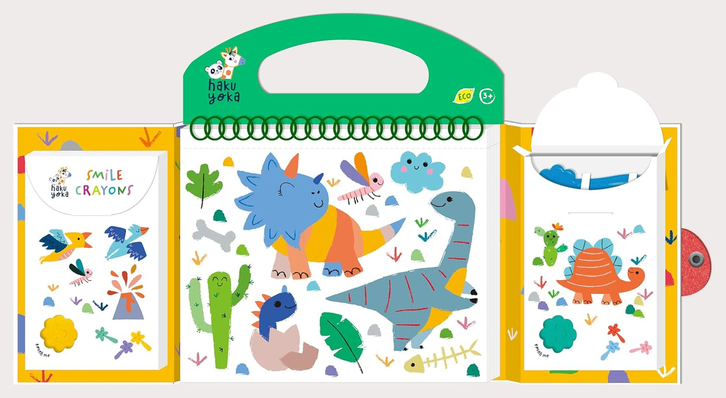Haku Yoka My First Colouring Kit dinosaurus