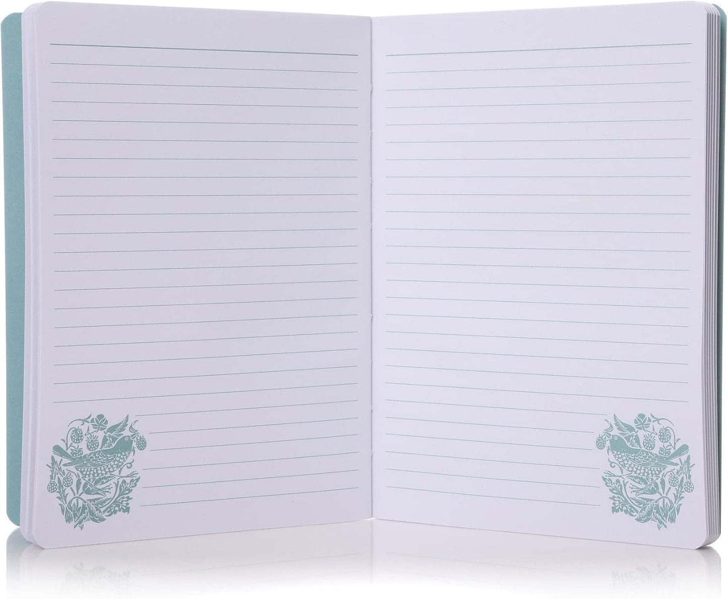 William Morris - Stationery & Notebooks - William Morris A5 Notebook – Strawberry Thief
