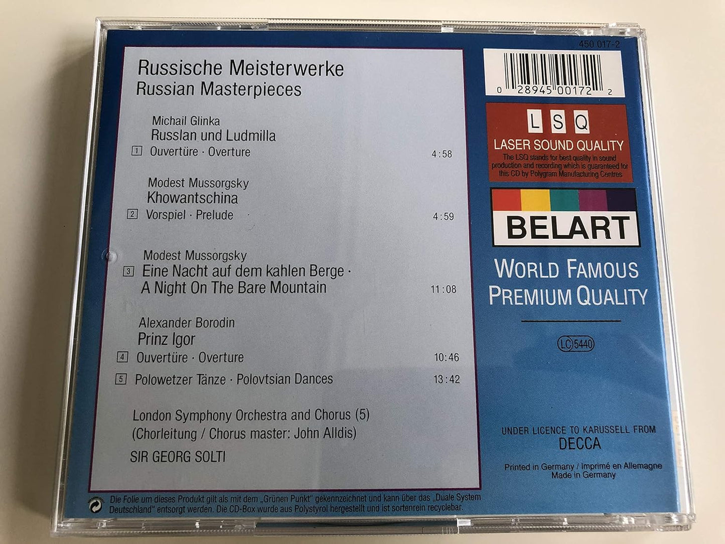London Symphony Orchestra-Russian Masterpieces
