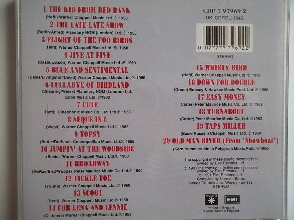 The Best of Count Basie: The Roulette Years
