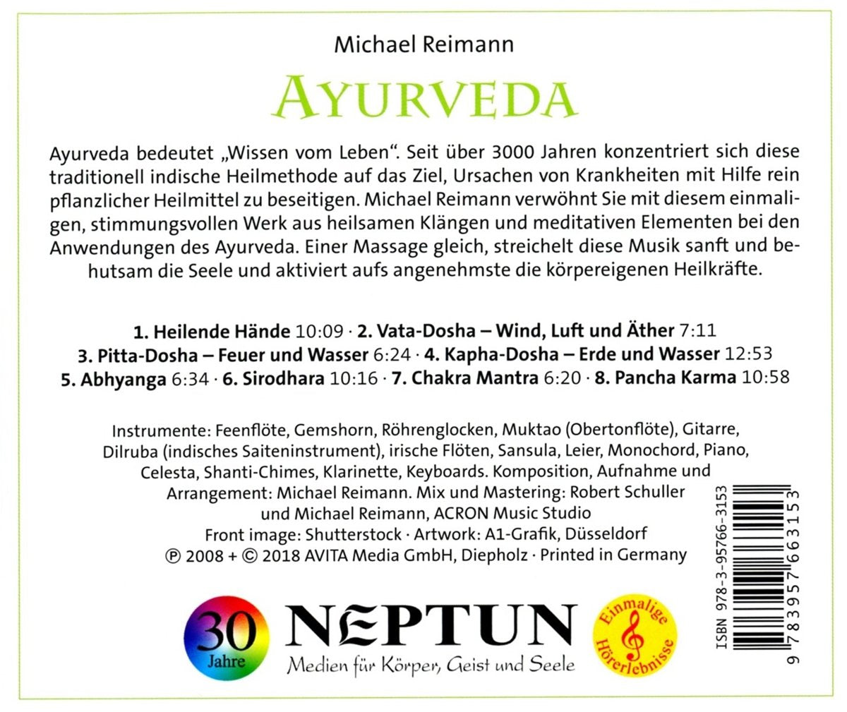 Ayurveda: Harmonisierende Entspannungsmusik zum Träumen und Genießen