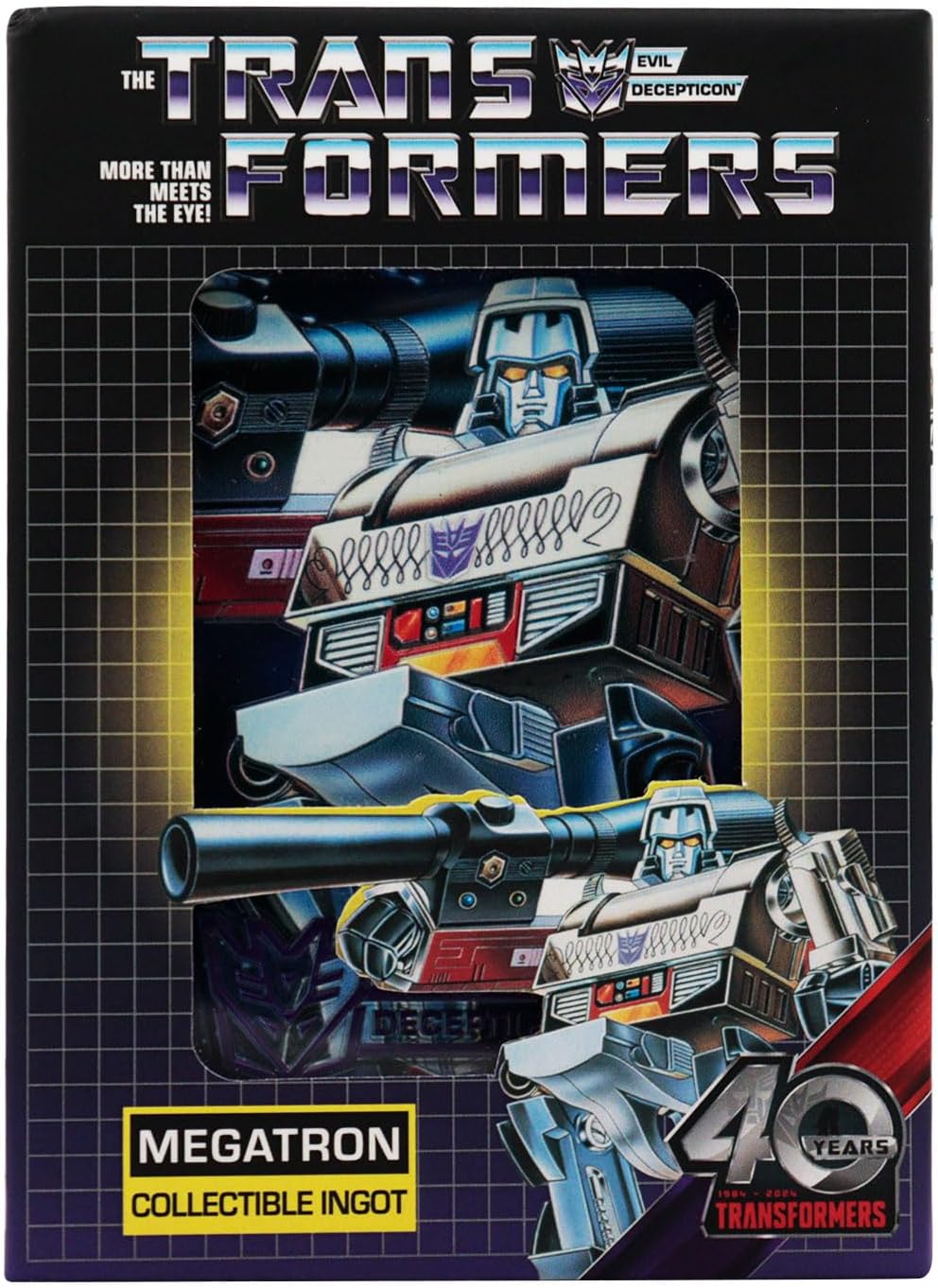 FaNaTtik Transformers 40th Anniversary Decepticons Metal Collectible Ingot
