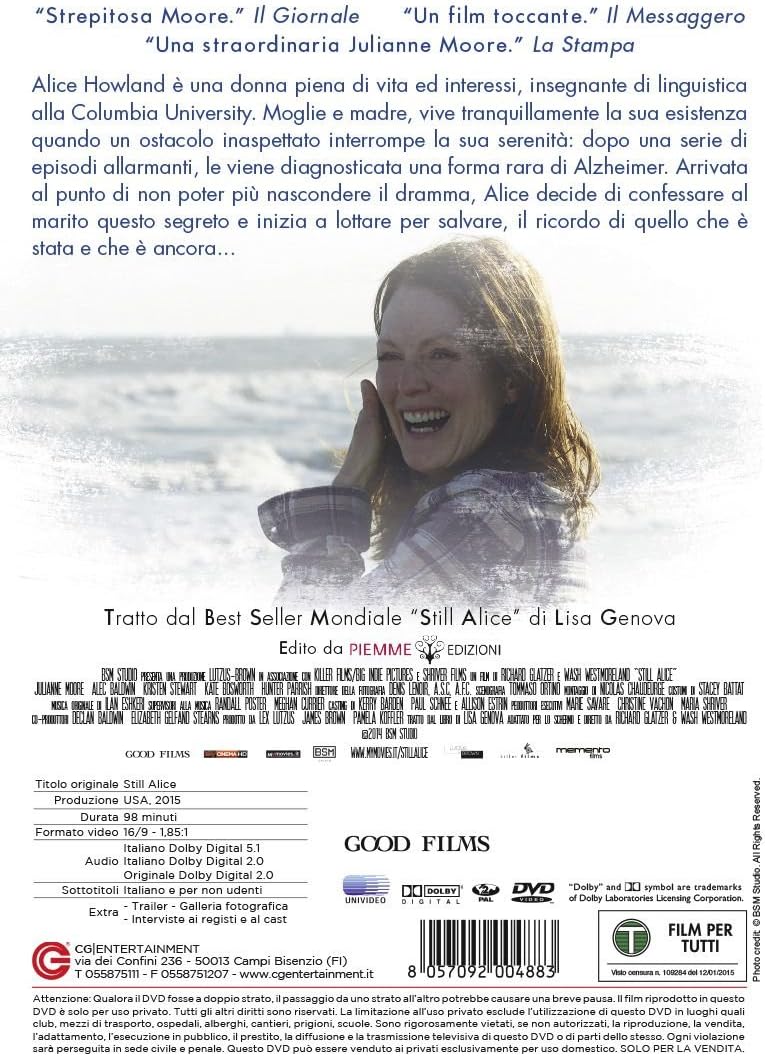 still alice dvd Italian Import
