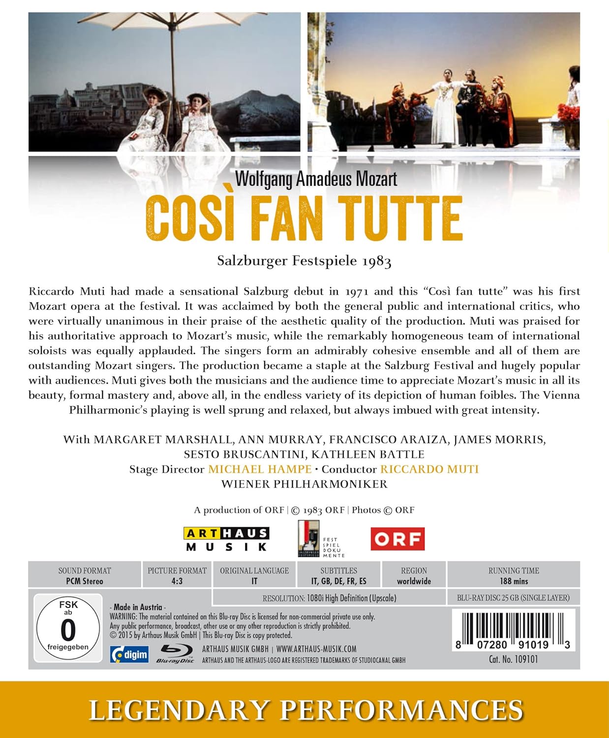 Mozart:Cosi Fan Tutti