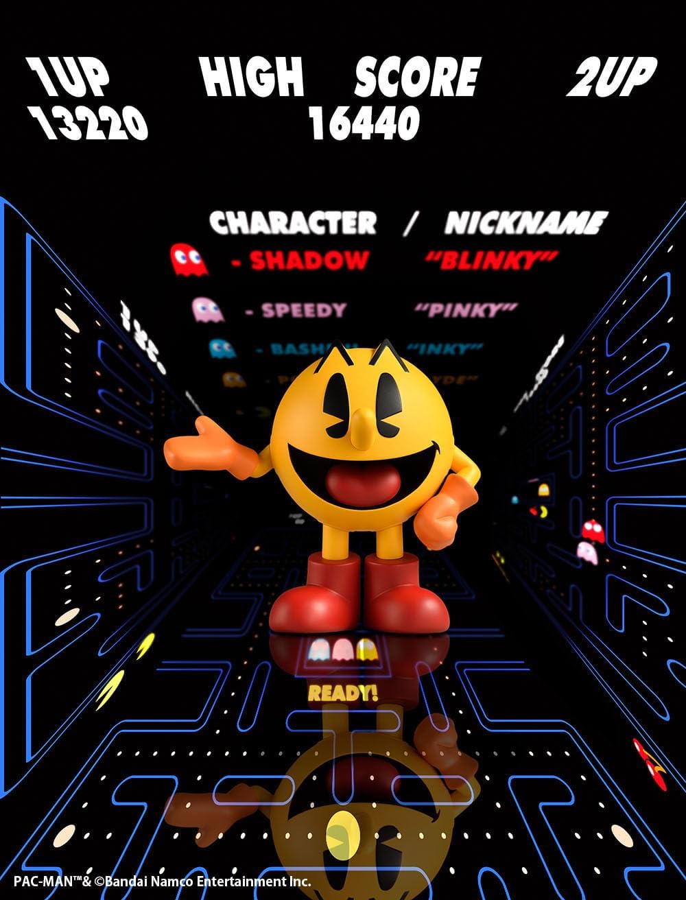 Bellfine Pac-Man SoftB Half Soft Vinyl Figure