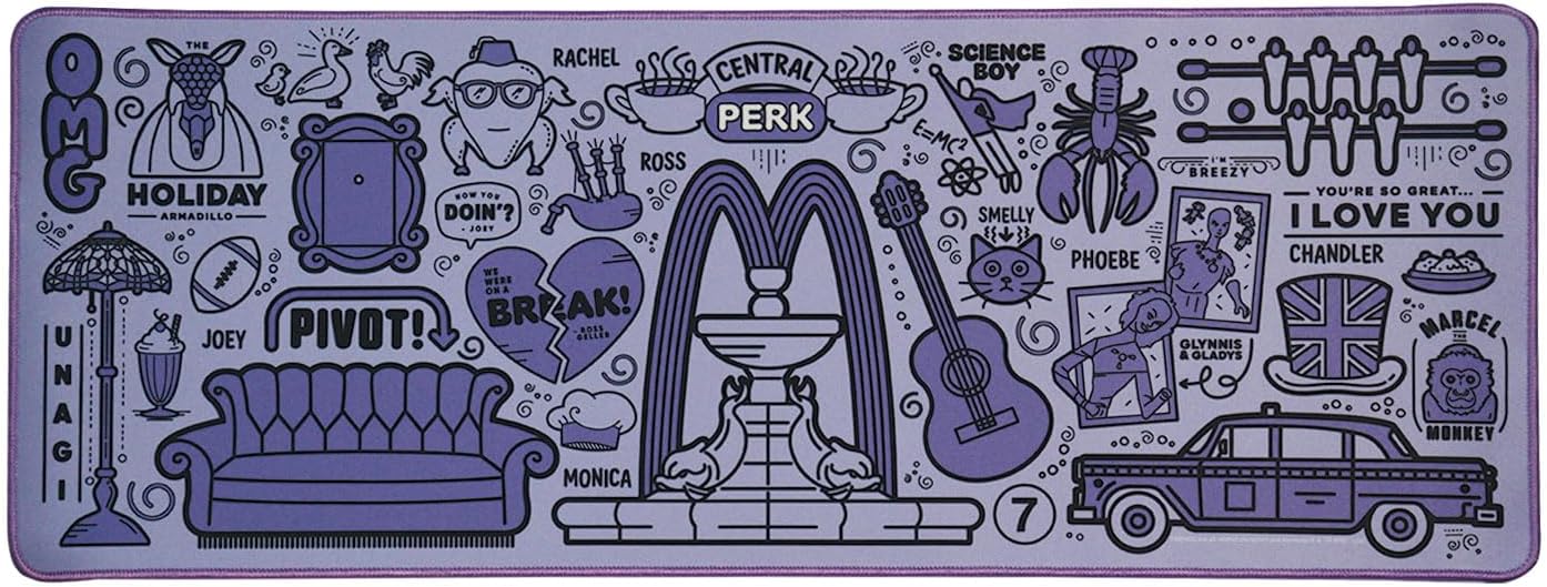 FaNaTtik Friends Desk Pad & Coaster Set