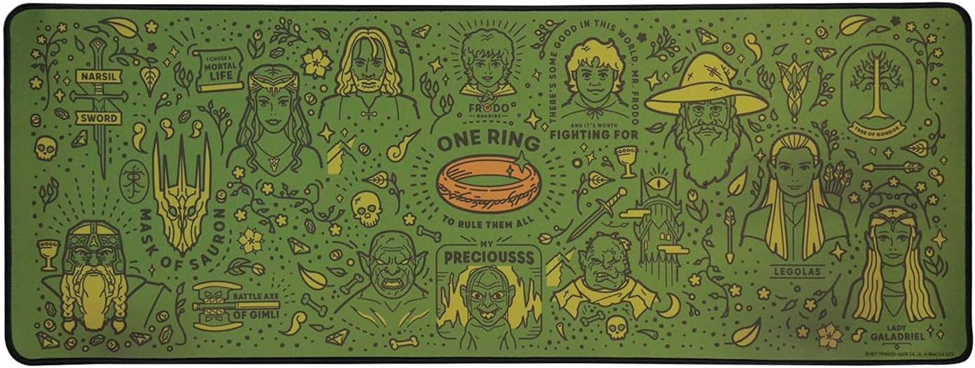 The Lord of the Rings Desk Pad & Coaster Set