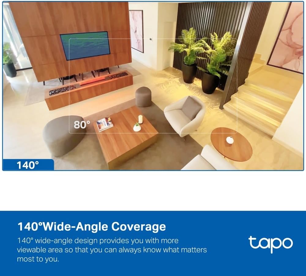 Tp-Link - Tapo Ai Home Security Wi-Fi Camera Tapo C125